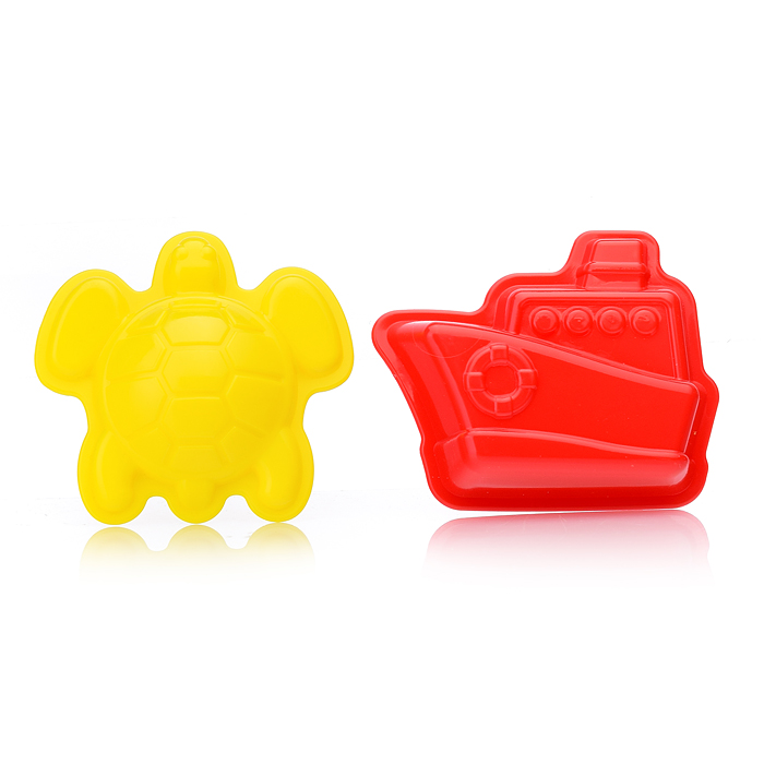 Песочный набор "Морские приключения" ( уточка, 3 формочки, совок, ведро )