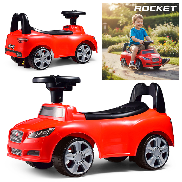 Каталка для детей Rocket R0273 (цвет красный)