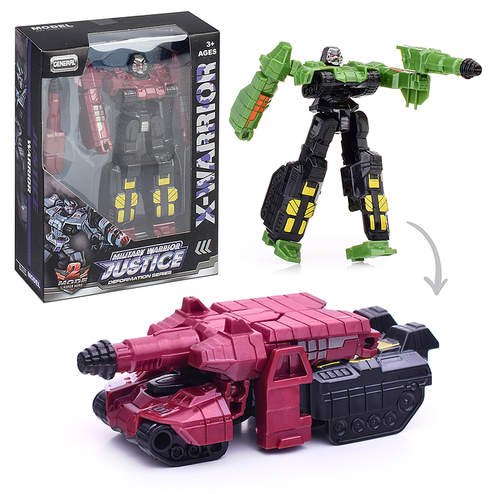 Робот HF7599AB трансформирующийся в танк, в коробке