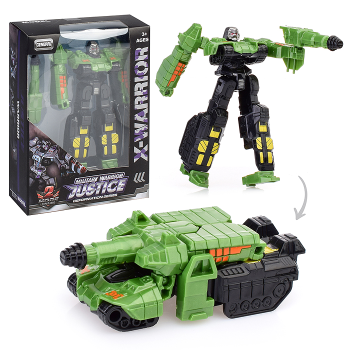 Робот HF7599AB трансформирующийся в танк, в коробке