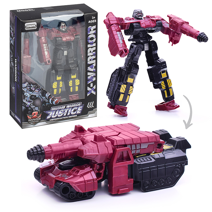 Робот HF7599AB трансформирующийся в танк, в коробке