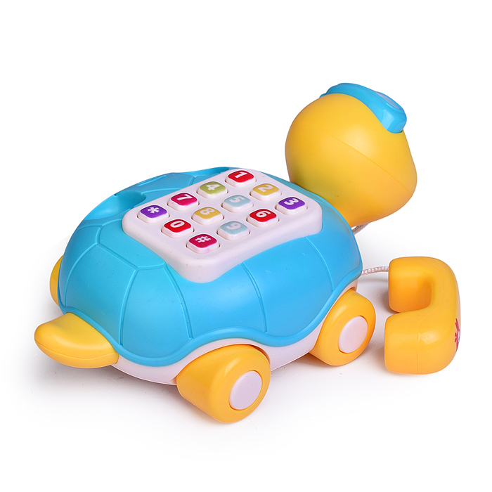 Каталка 368-89B "Черепашка" с телефоном, в коробке