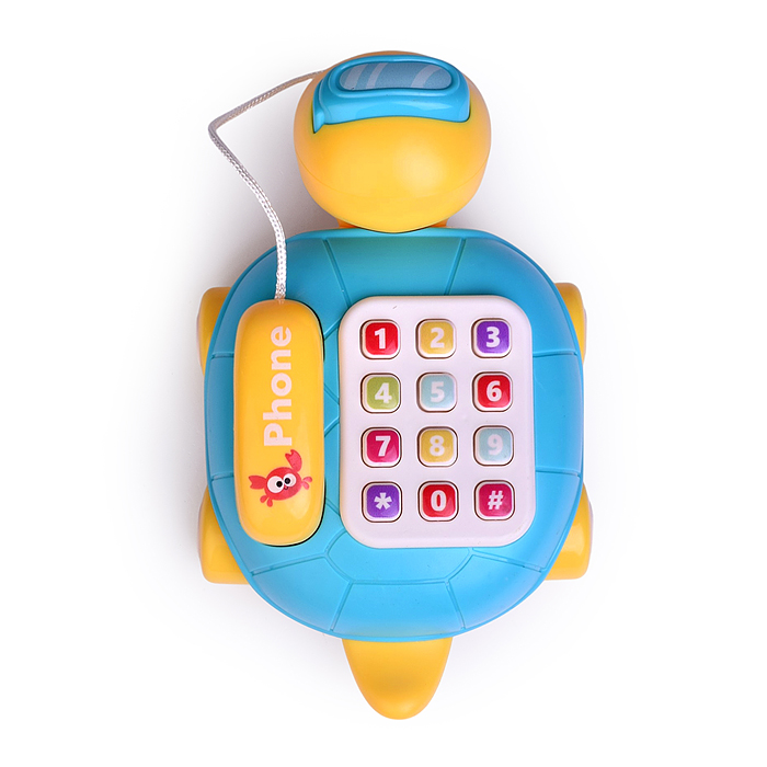 Каталка 368-89B "Черепашка" с телефоном, в коробке