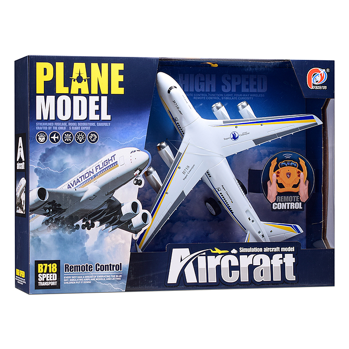 Самолет PY198-1A  "Веселый полет" р/у, 27 MHz, в коробке