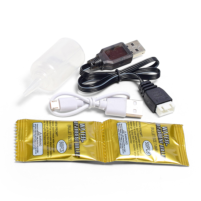 Автомат T16A "Десант" стреляет гелевыми пулями, в коробке