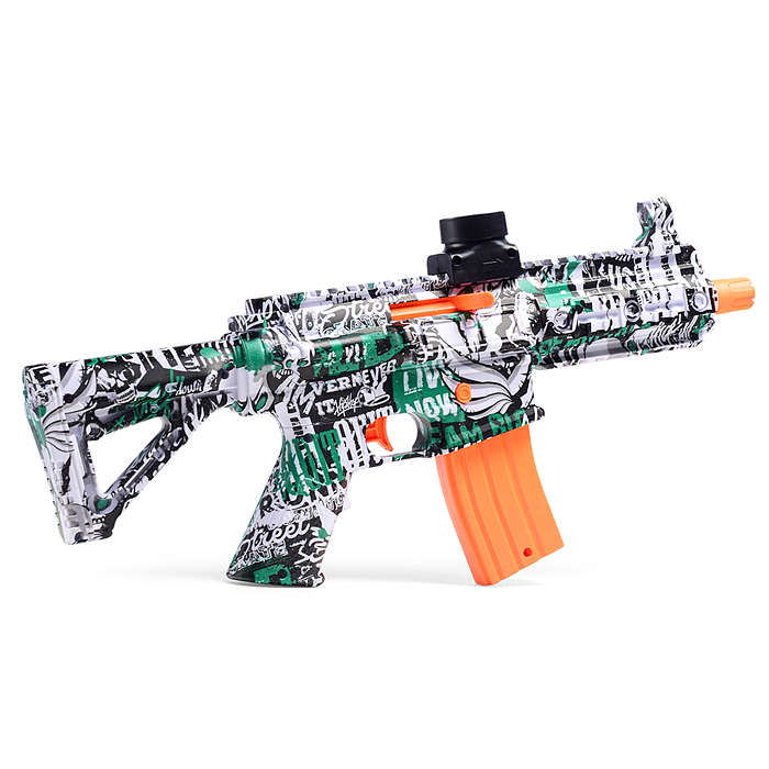 Автомат T16A "Десант" стреляет гелевыми пулями, в коробке