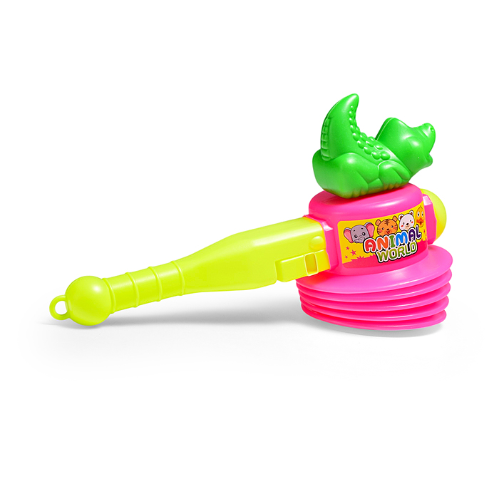 Молоток - стучалка 31067A "Крокодильчик" 25 см., в сетке