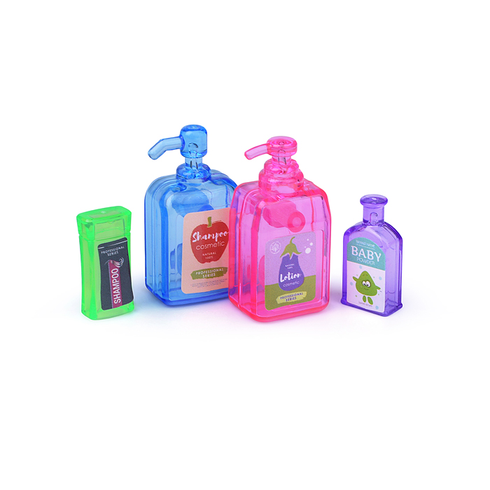 Набор мебели для кукол 818-366 "Прачечная с душевой" на батарейках, зеленая, в коробке