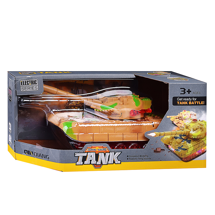 Танк 62911 "Шторм" на батарейках, в коробке