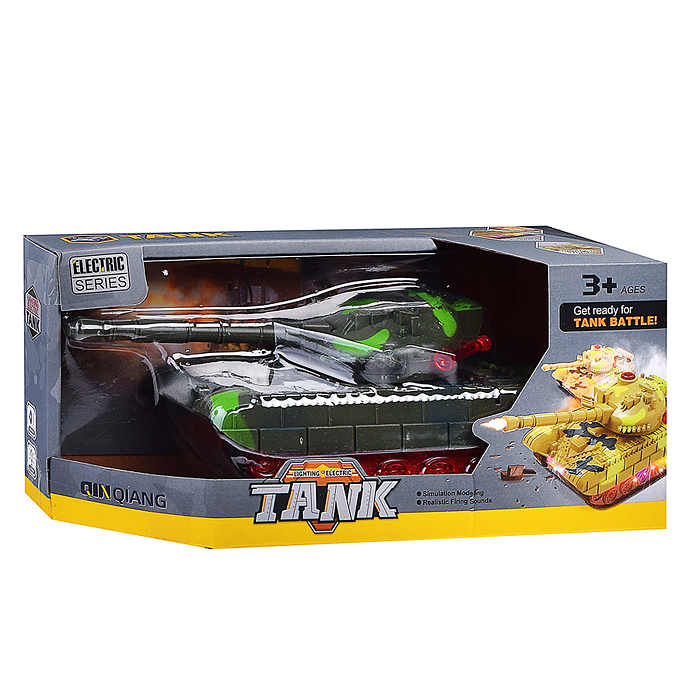 Танк 62911 "Шторм" на батарейках, в коробке