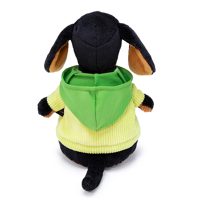 Собака Ваксон в вельветовой куртке