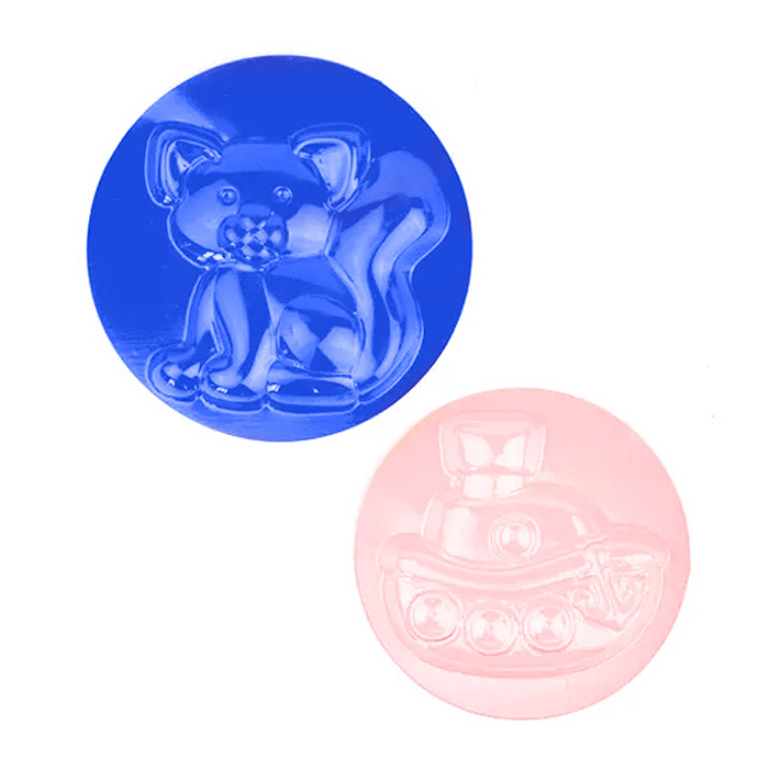 Набор теста для лепки 6 цветов с формочками 