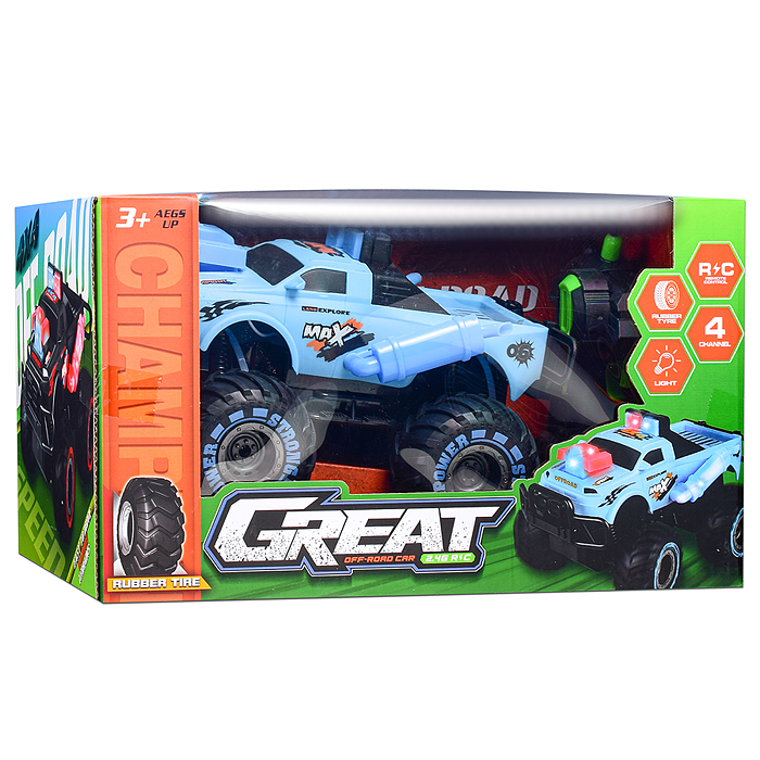 Машина 983-12A  "Виртуоз трассы"  р/у, 27 MHz. в коробке