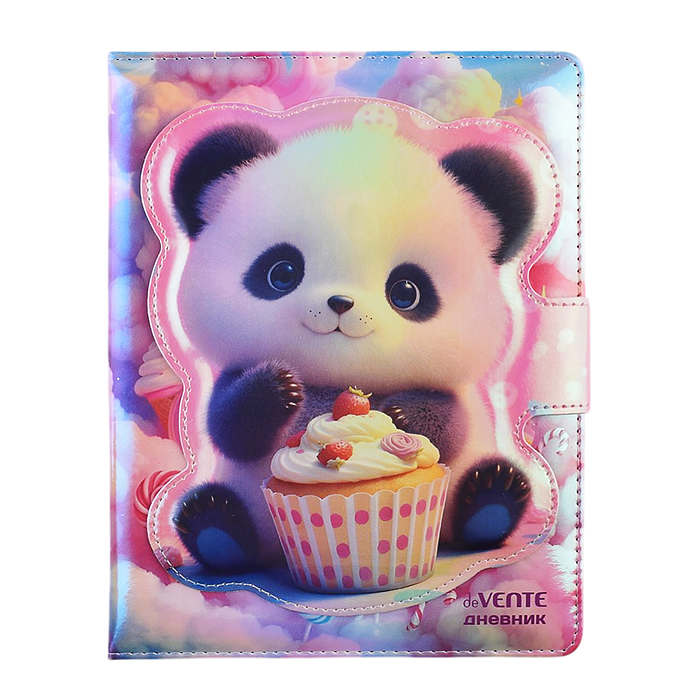 Дневник 1-11кл. "Sweet Panda" универсальный блок, 48 листов, белая бумага 80 г/м², печать в 1 краск