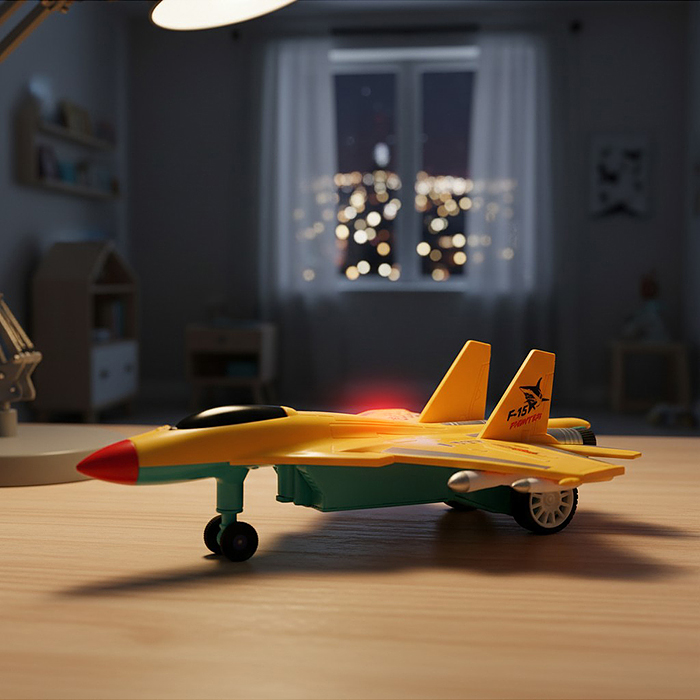 Самолет PY198-19C "Небесный защитник" р/у, 27 MHz, (свет) в коробке 