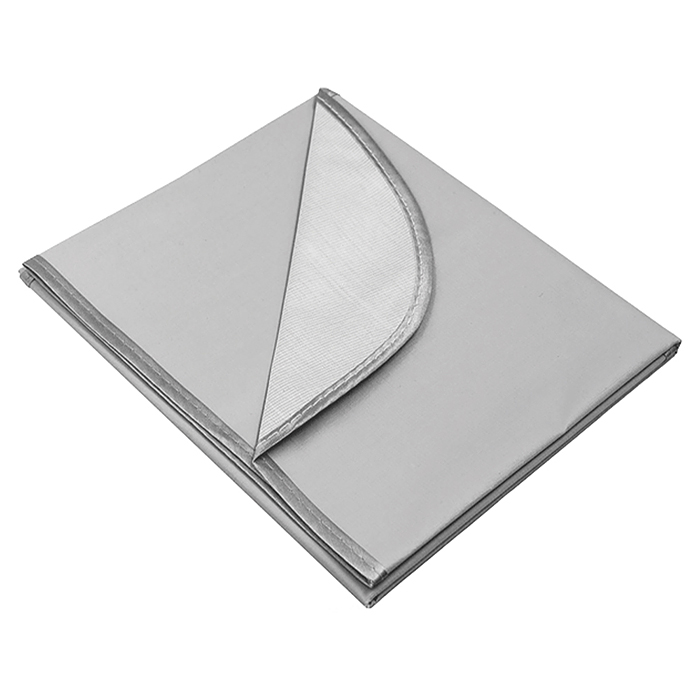 Клеенка для труда 35x50 см, водоотталкивающая ткань, серая