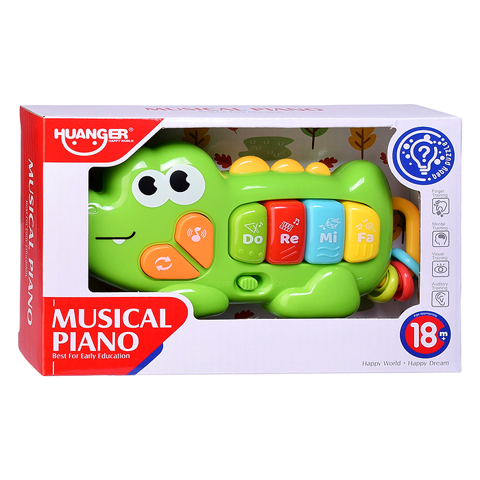 Игрушка развивающая HE0567 "Крокодил" в коробке