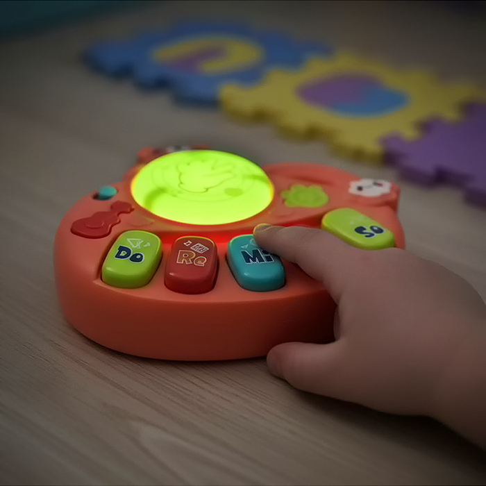 Игрушка музыкальная 368-115F "Мишутка" звук, в коробке