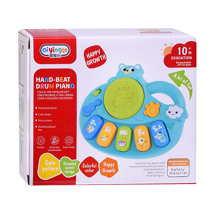 Игрушка музыкальная 368-115F "Мишутка" звук, в коробке