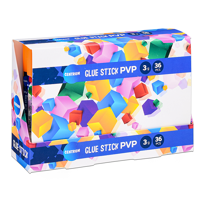 Клей-карандаш ПВП 3 г в дисплее