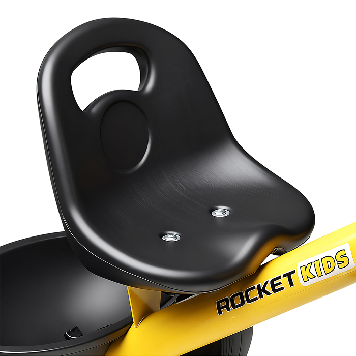 Велосипед трехколесный Rocket 2026, колеса EVA 10"/8", цвет желтый