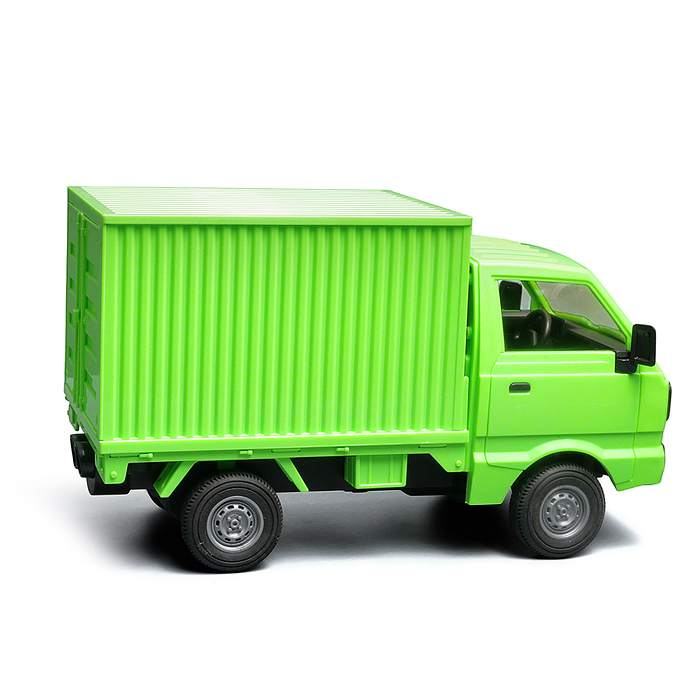 Машина 986-21 "Фургон" р/у, 27 MHz, со спреем, с аккум., в коробке