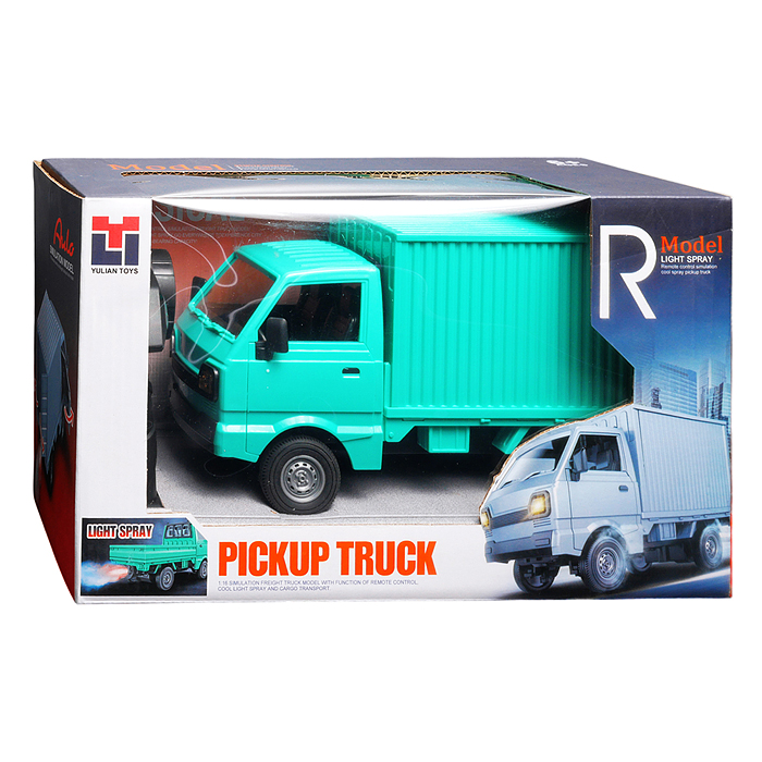 Машина 986-21 "Фургон" р/у, 27 MHz, со спреем, с аккум., в коробке