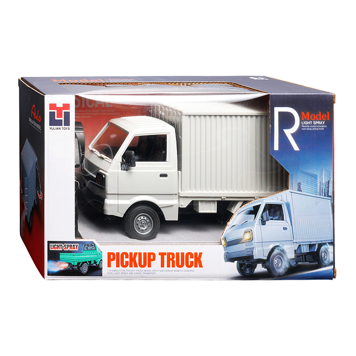 Машина 986-21 "Фургон" р/у, 27 MHz, со спреем, с аккум., в коробке