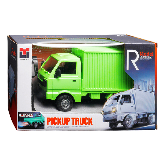 Машина 986-21 "Фургон" р/у, 27 MHz, со спреем, с аккум., в коробке