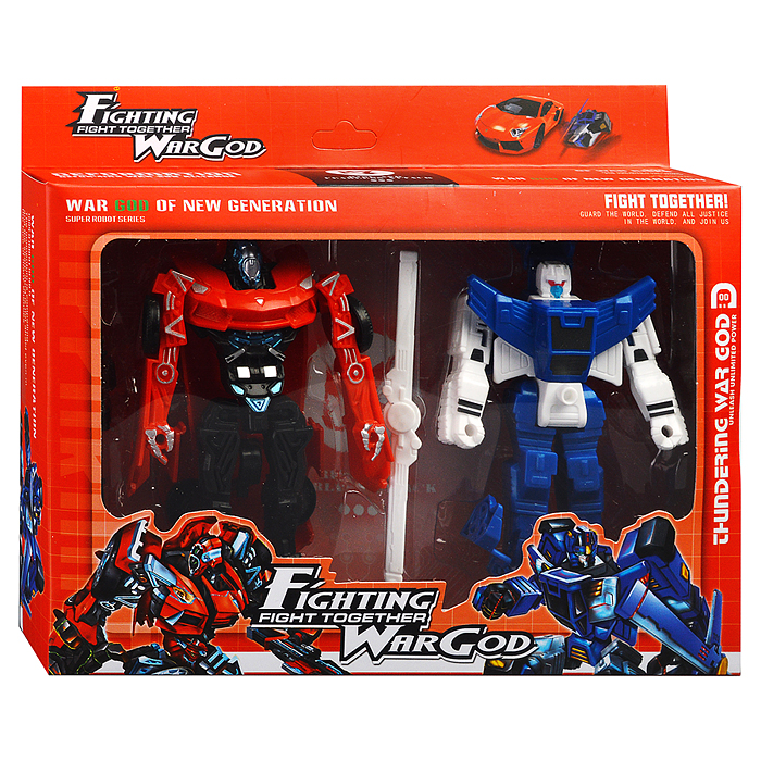 Набор роботов HF111-7 "Бои титанов" трансформирующихся, в коробке