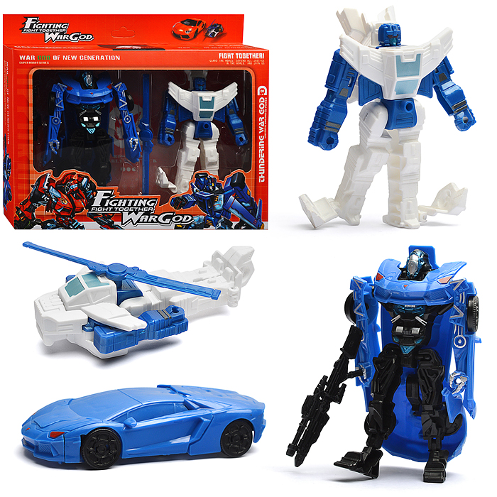 Набор роботов HF111-7 "Бои титанов" трансформирующихся, в коробке