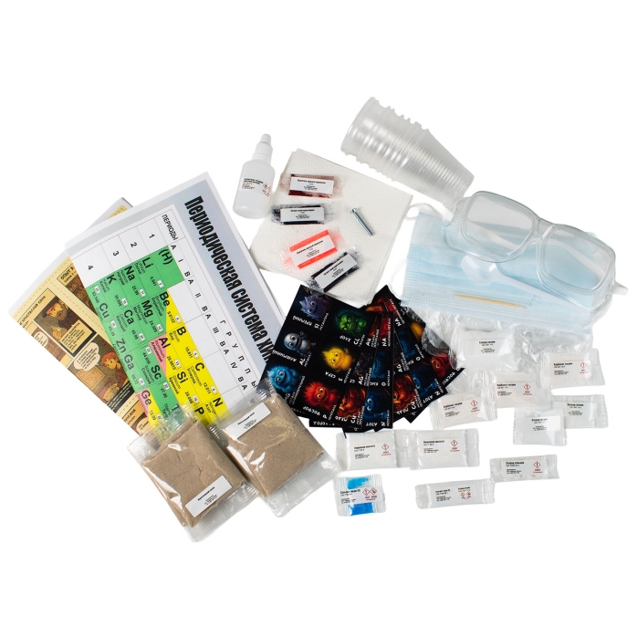 Игрушка для детей старше 8 лет: Научно-познавательный набор "Re-агенты". Лаборатория Менделеева