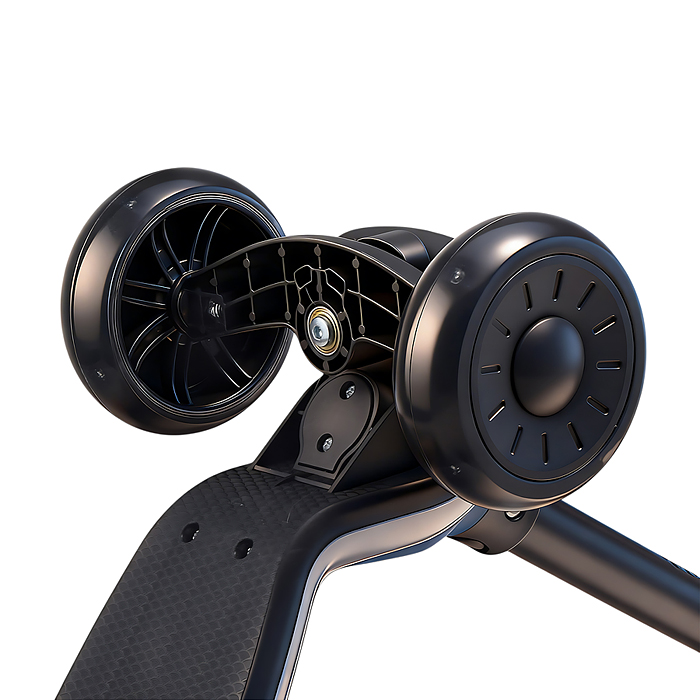 Самокат 3-х колесный ROCKET,колеса PU со светом, R0187 цвет синий