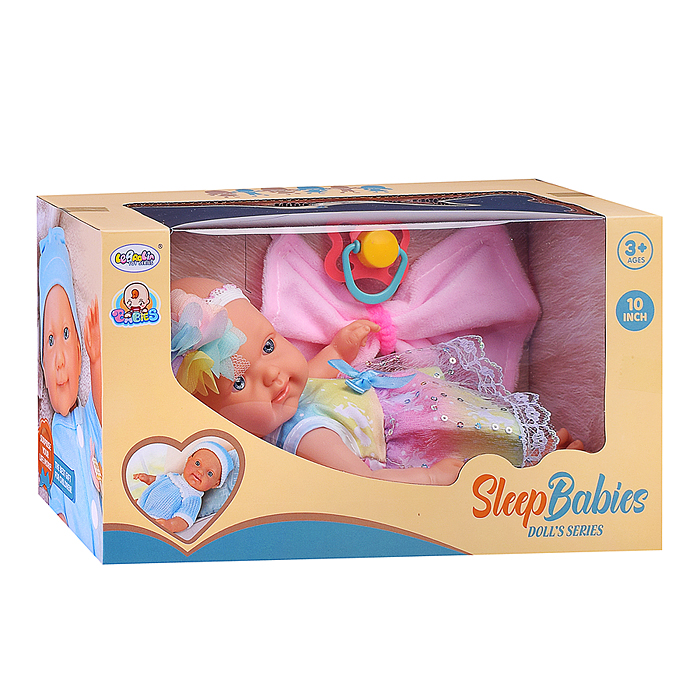 Пупс L-8046B7 "Рита" с аксессуарами, в коробке