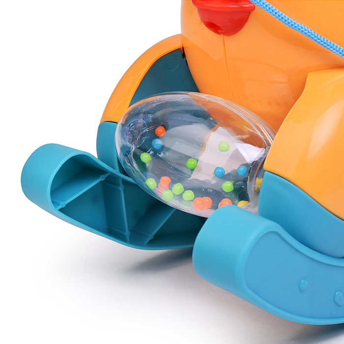 Сортер-металлофон HE8025 "Лошадка" (цвет оранжевый) в коробке