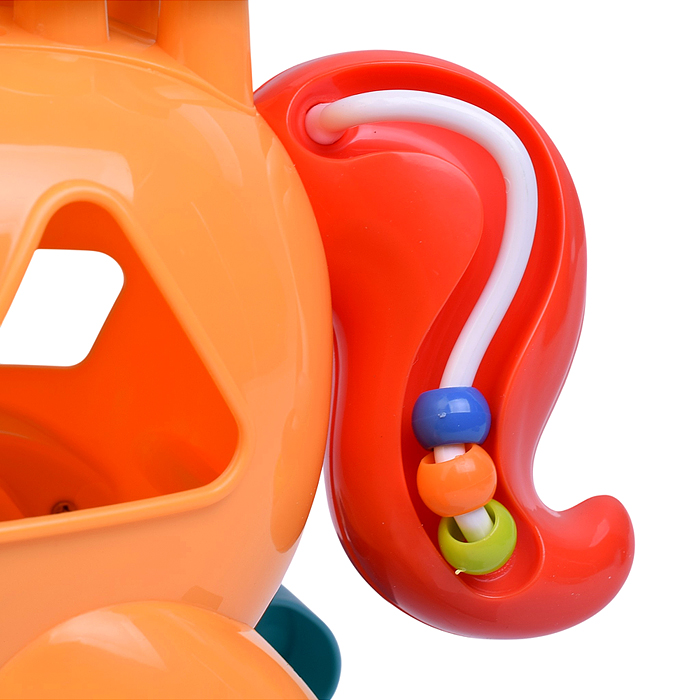 Сортер-металлофон HE8025 "Лошадка" (цвет оранжевый) в коробке