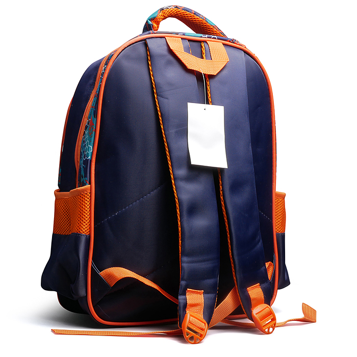 Рюкзак школьный "Робот" 41x30x15 см, 3 отделения, 2 кармана, уплотненная спинка, ОПП-упаковка