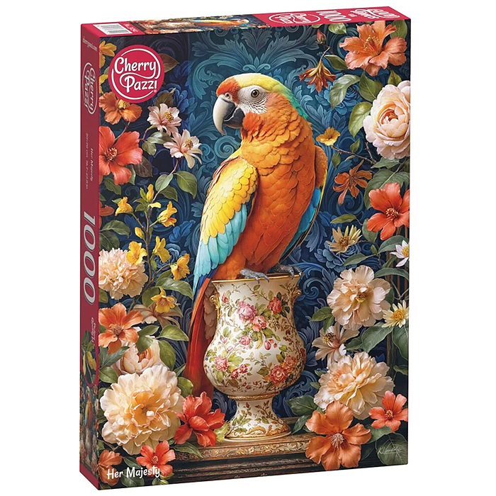Пазлы 1000 "Роскошный попугай"