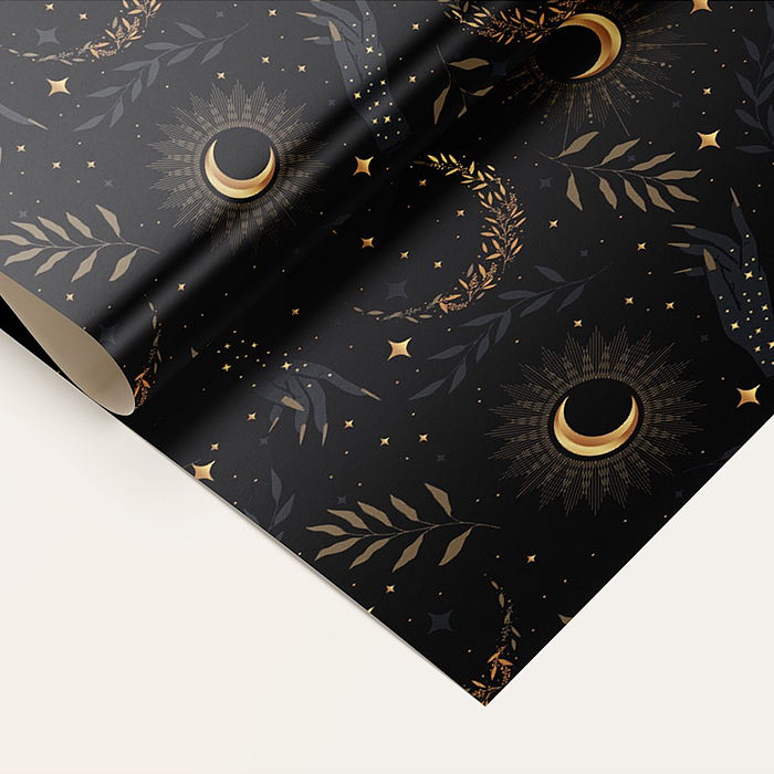 Упаковочная бумага. Современная коллекция, в ассортименте (70х100, 10л, 5+0, 5 диз ) 