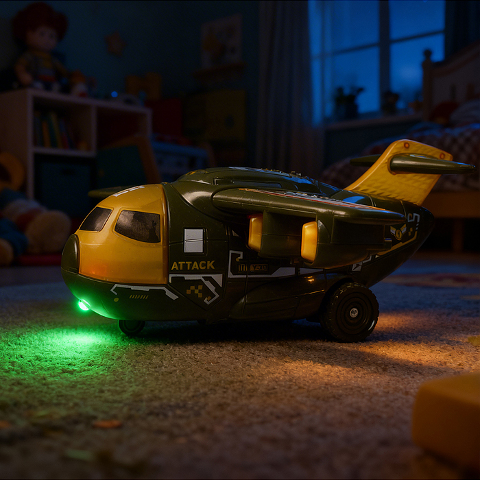 Самолет 8860 "Страж высот" на батарейках, трюковой, в коробке