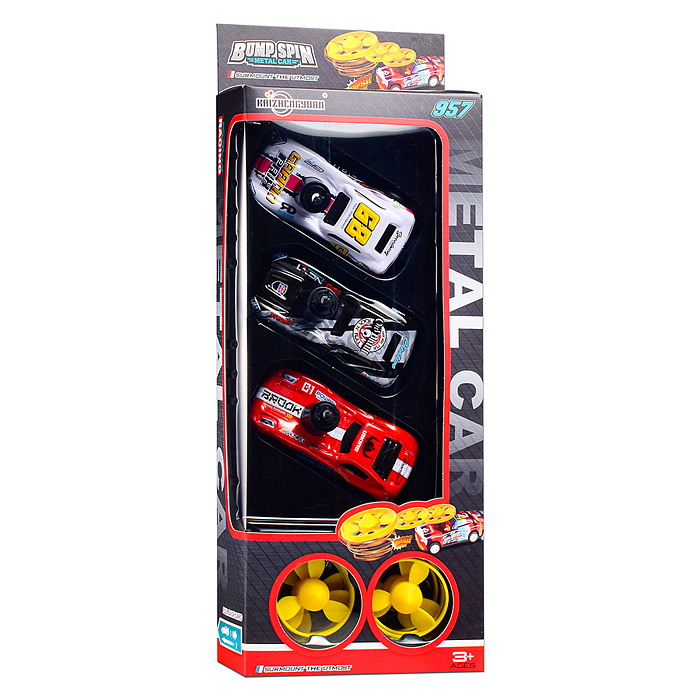 Набор машин KZ957-060 "Фаза турбо" металл, в коробке