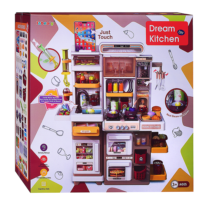 Набор Кухня 66T-3 "Милый повар" (дым, вода) в коробке