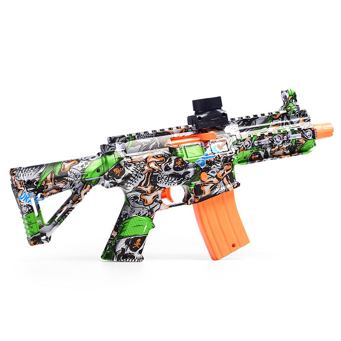 Автомат T03B "Шорох" стреляет гелевыми пулями, в коробке