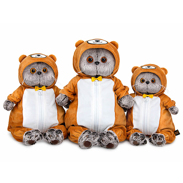 Кот Басик в кигуруми "Медвежонок"