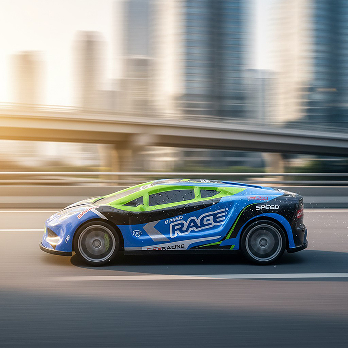 Машина 983-8A "Молния-2"  р/у, 27 MHz. в коробке  