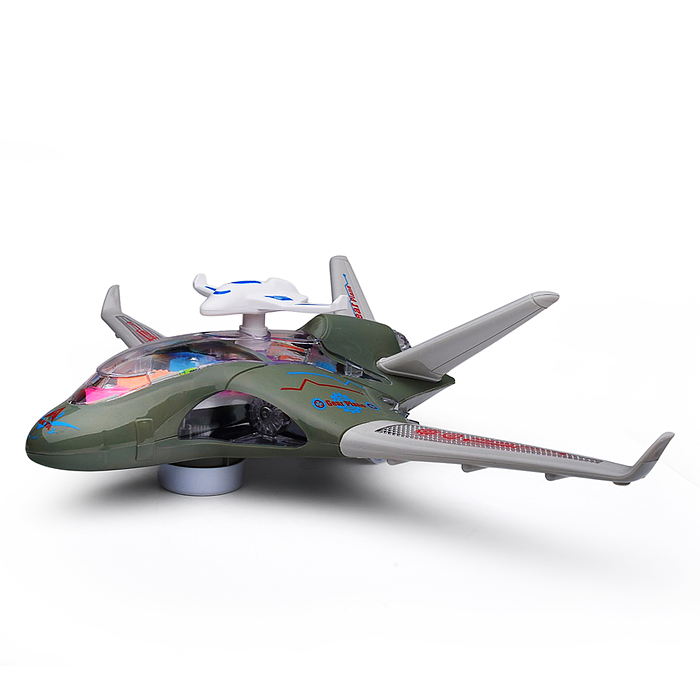 Самолет 8815 "Веселый полет" на батарейках, в коробке