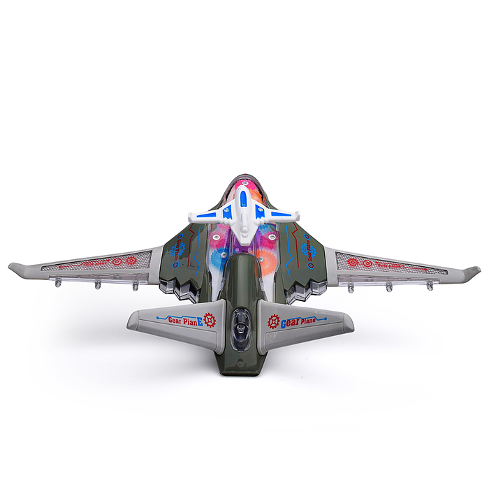 Самолет 8815 "Веселый полет" на батарейках, в коробке