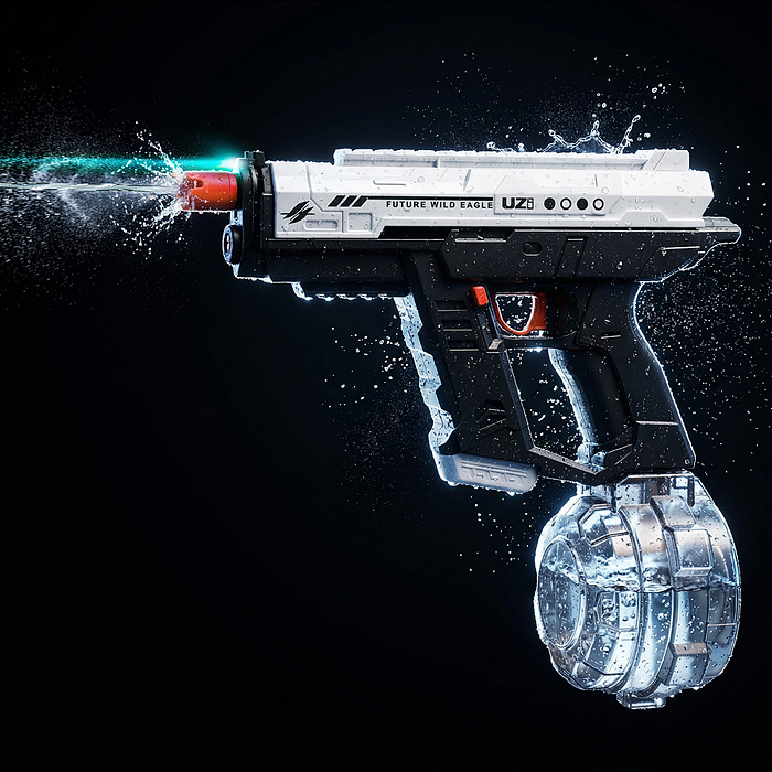 Водное оружие KB1323 "Hydro Hustle" в коробке (цвет серый)