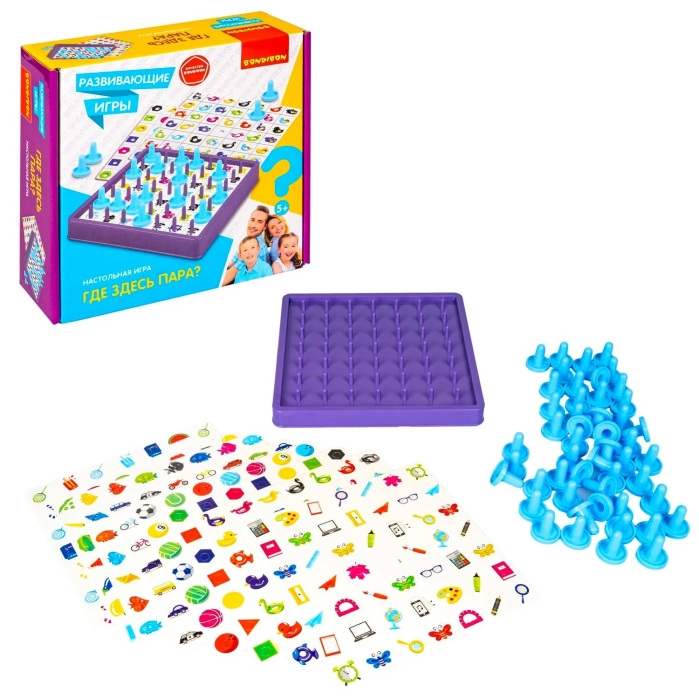 Развивающие игры "Где здесь пара?" BOX