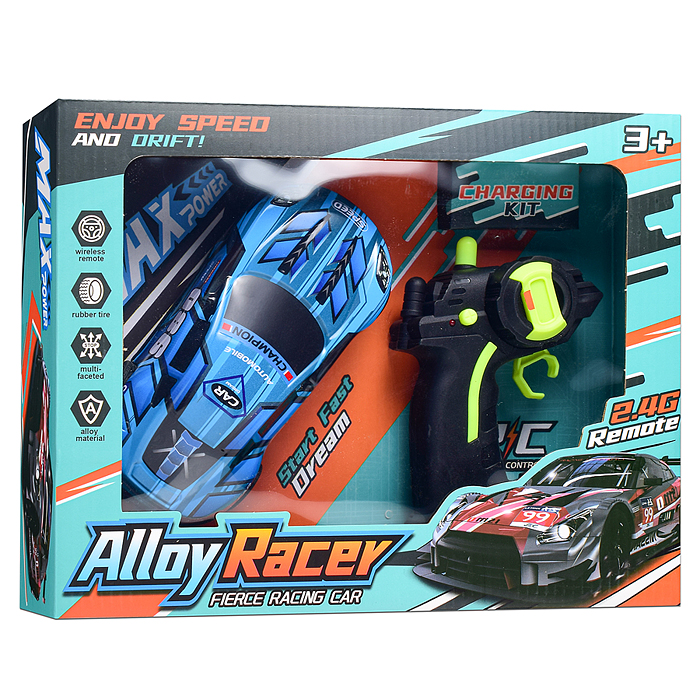 Машина 983-9A "Молния-1"  р/у, 27 MHz. в коробке